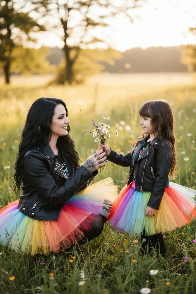 Victorian Velvet Mommy & Me Rainbow Set - Victorian Velvet