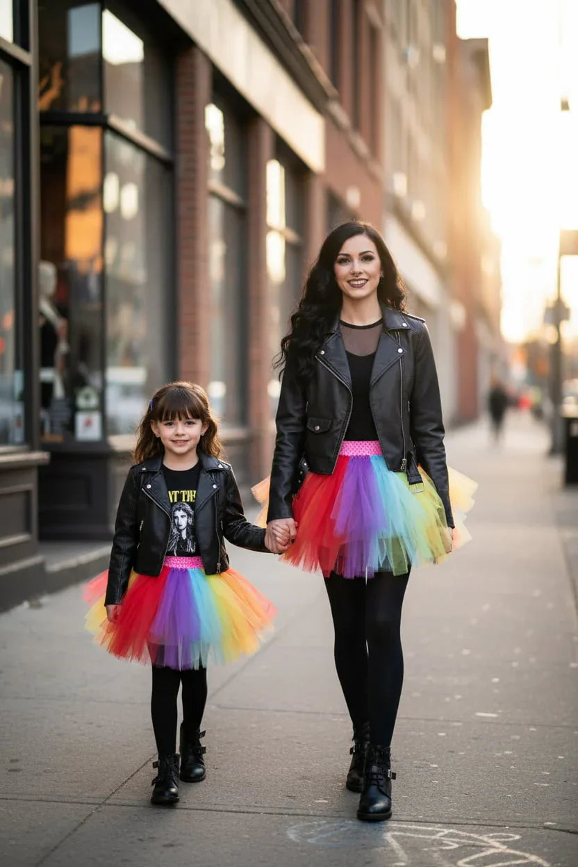 Victorian Velvet Mommy & Me Rainbow Set - Victorian Velvet