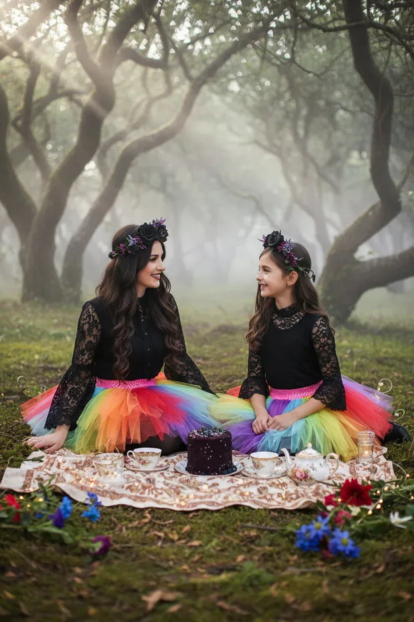 Victorian Velvet Mommy & Me Rainbow Set - Victorian Velvet